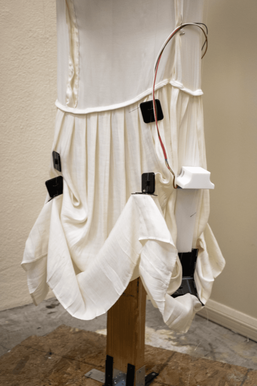 Full prototype on dress form
